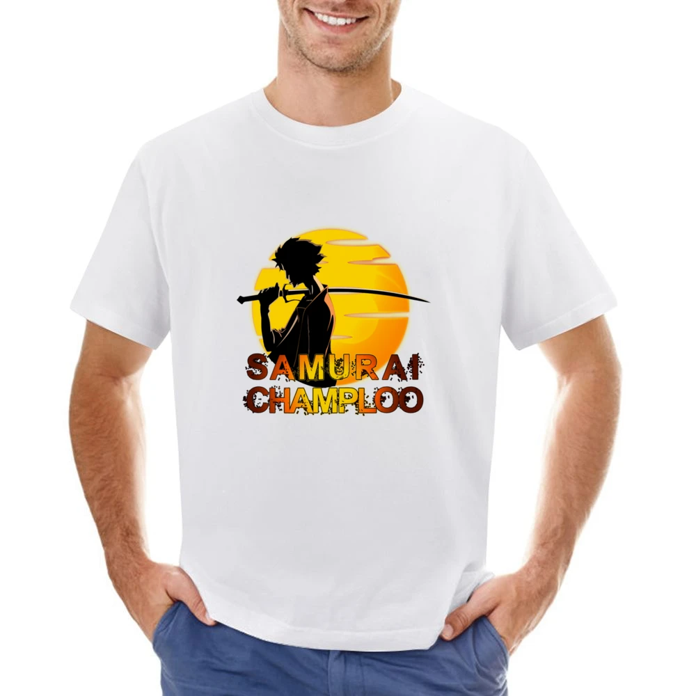 Mugen The Mix samurai Champloo anime manga over the sun Asian Size Men T-Shirt