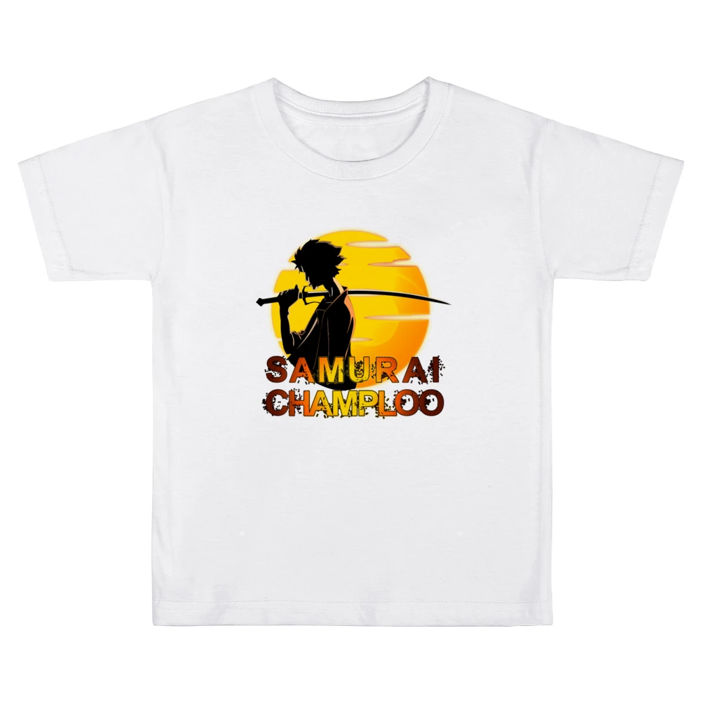 Mugen The Mix samurai Champloo anime manga over the sun Kids Boys Girls T-Shirt