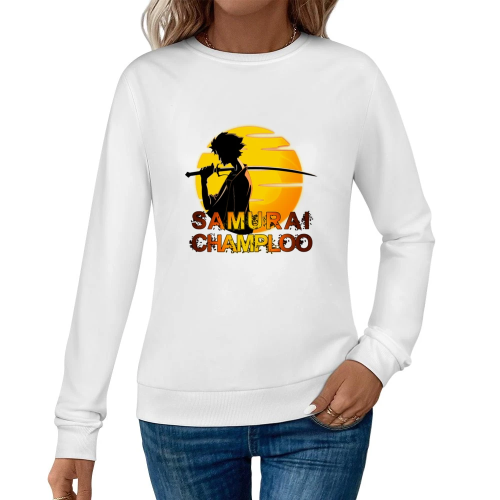 Mugen The Mix samurai Champloo anime manga over the sun Women Pullover Sweatshirt
