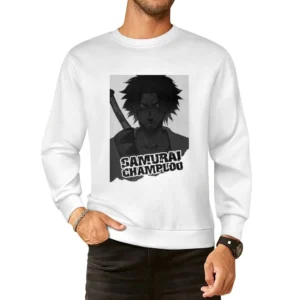 Mugen from samurai champloo mix anime manga European Size Pullover Sweater