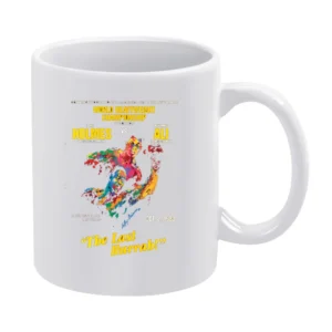 Muhammad Ali vs Larry Holmes Fight Poster White Mug