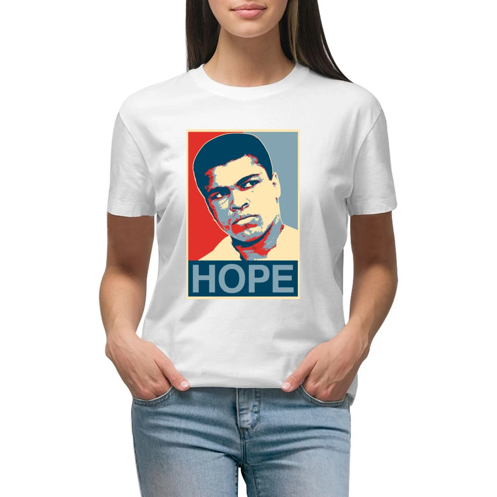 Muhammed Ali Boxing Premium Women Ladies T-shirt