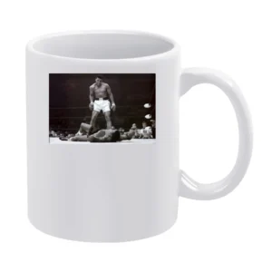 Muhammed Ali knockout Boxing White Mug