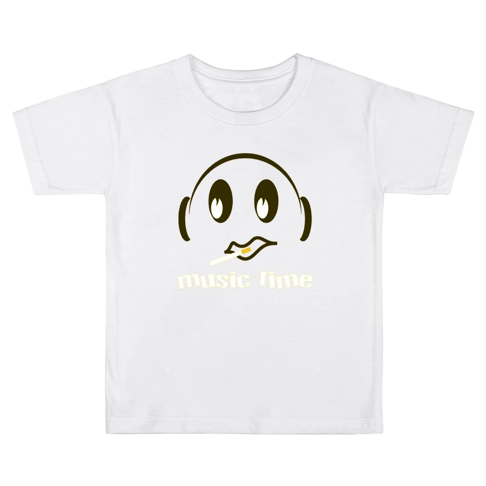 Music Time Kids Boys Girls T-Shirt