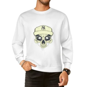 NY Skull European Size Pullover Sweater