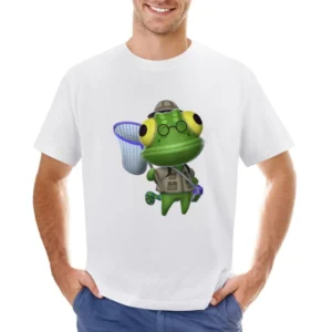 Nat From Animal Crossing Nintendo Character Video Game Asian Size Men T-Shirt