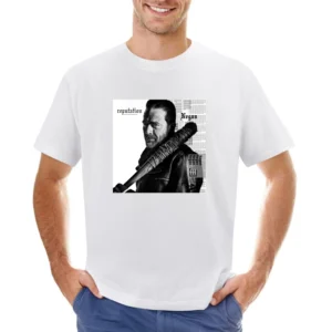 Negan Reputation Parody Zombie Tv Show Asian Size Men T-Shirt