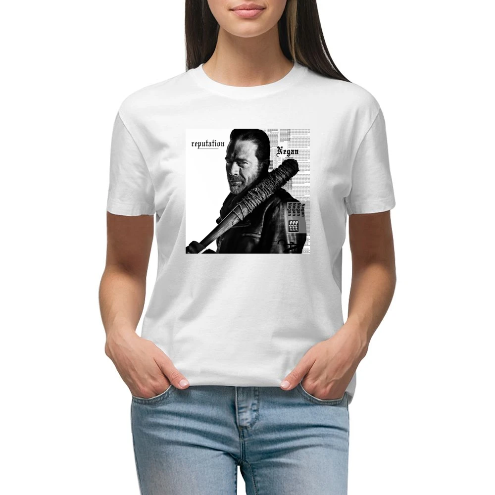 Negan Reputation Walking Dead Taylor Swift Parody Tv Funny Premium Women Ladies T-shirt