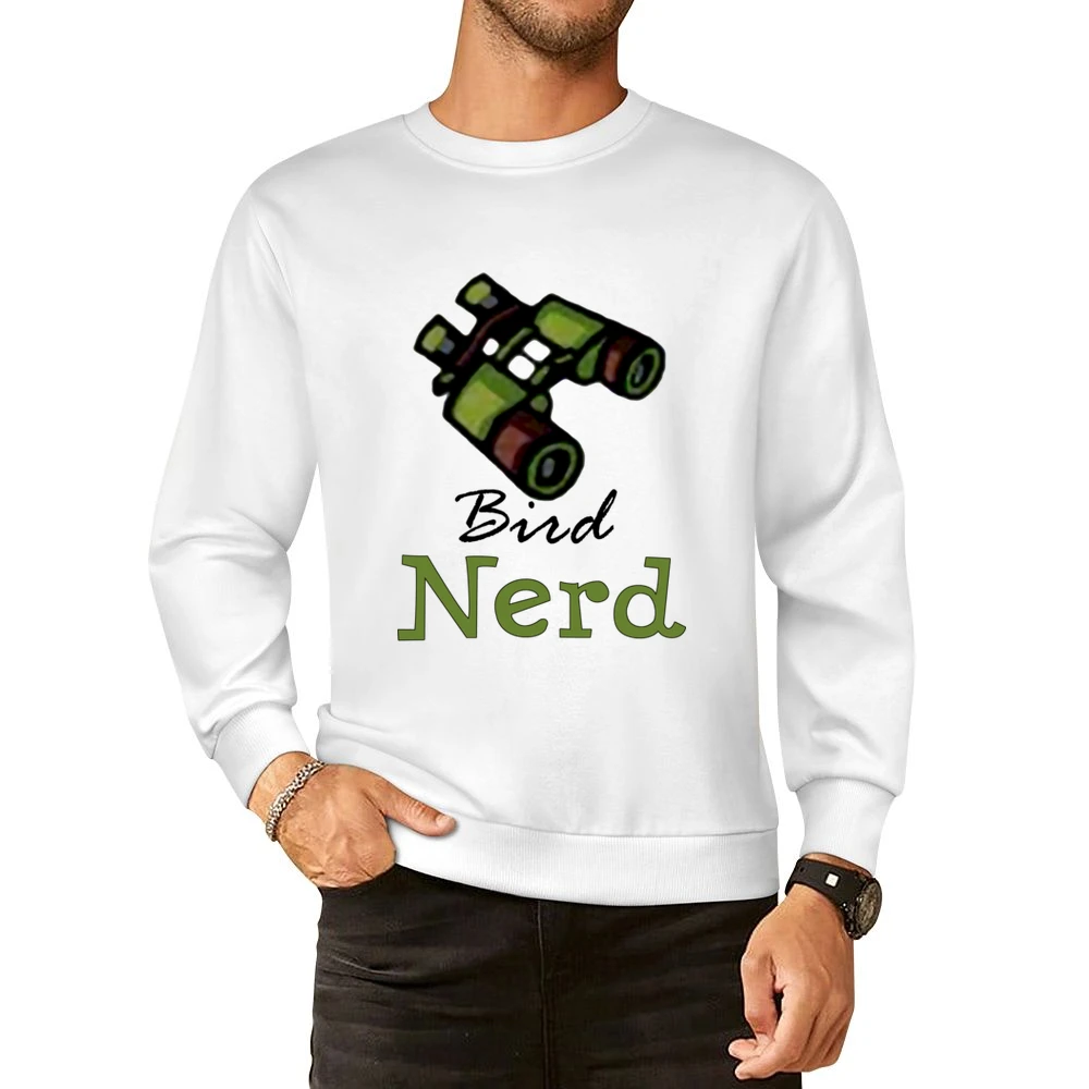 Nerd bird watcher European Size Pullover Sweater