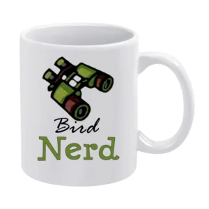 Nerd bird watcher White Mug