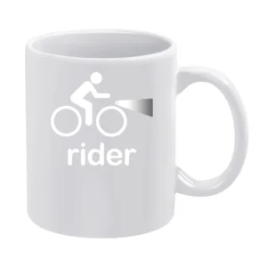 Night Rider White Mug