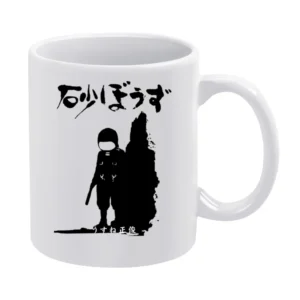 Night dark suit Kanta Mizuno Desert Style Devil ghost Desert Punk anim White Mug