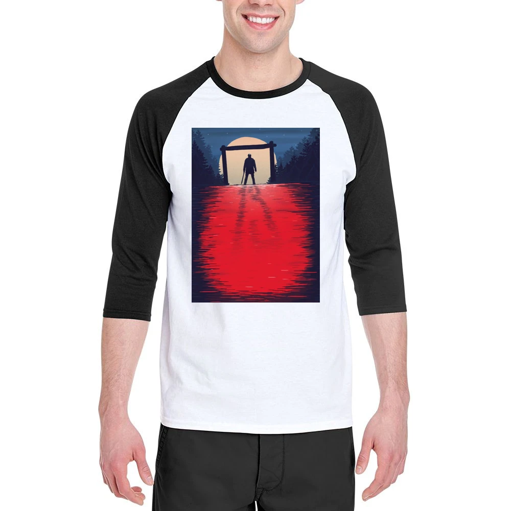 Nightmare elm street - jason Men 3/4 Sleeve T-Shirt