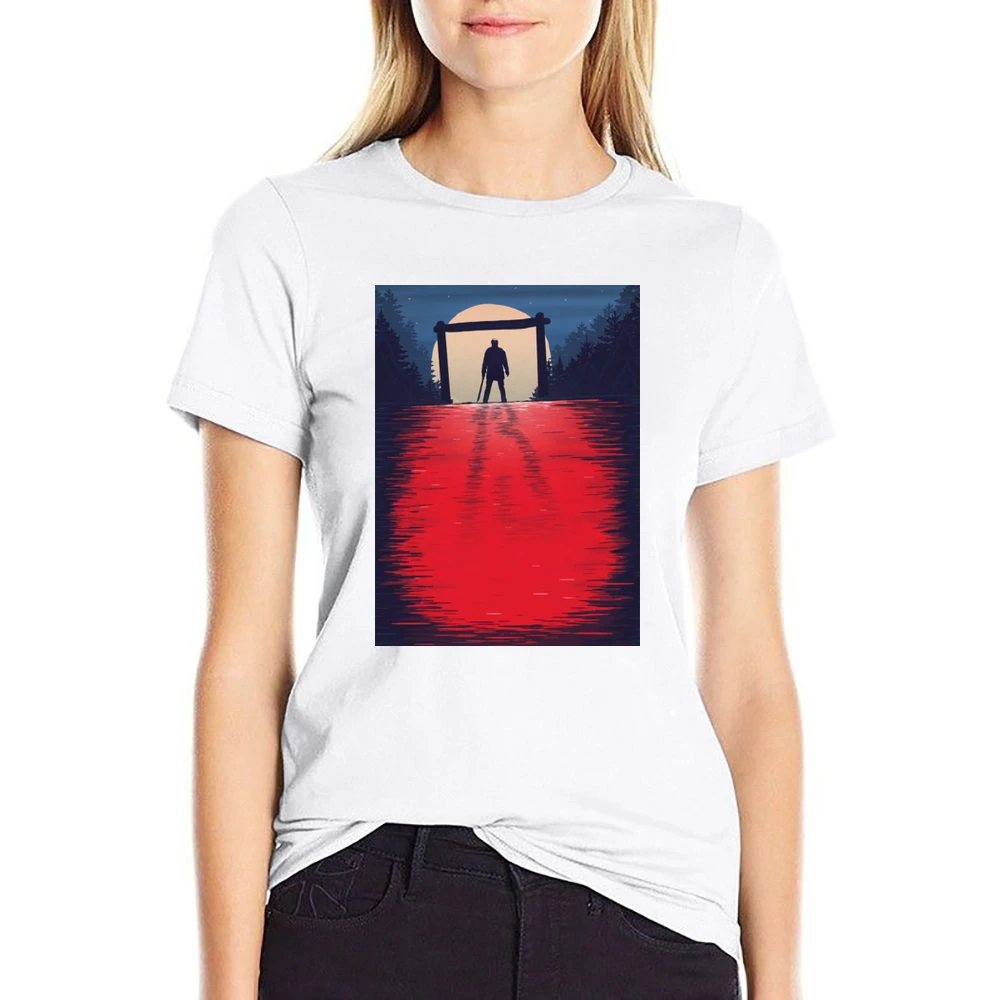 Nightmare elm street - jason US Size Women Ladies T-shirt
