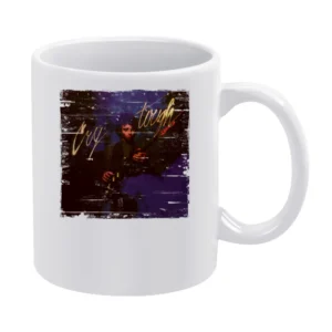 Nils Lofgren Cry Tough Album Cover Distressed Image White Mug