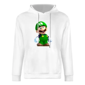 Nintendo Luigi Tshirt (all Styles And Colors Available) European Size Men Hoodie