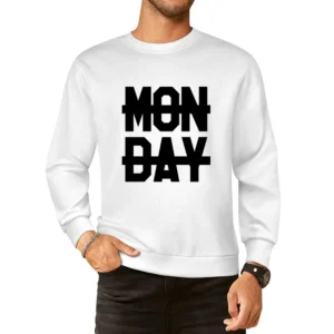 No Monday Sucks Crossed Out Niall Horan Popular Graphic European Size Pullover Sweater