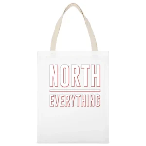 North Over Everything We The North Toronto Championship Graphic Fan T White Canvas Tote Shopping Bag