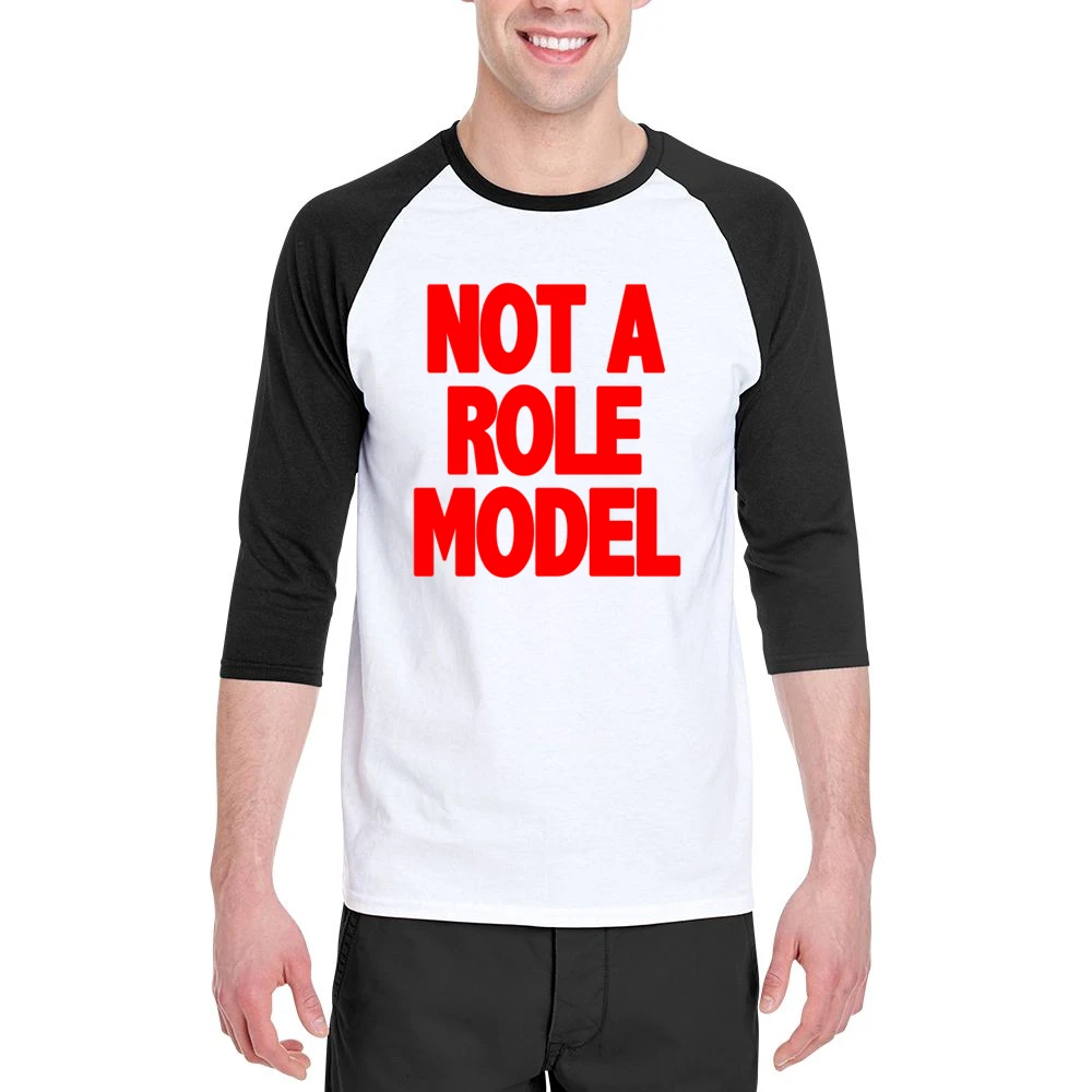 Not A Role Model Funny Beau Brooks Janoskians Popular Men 3/4 Sleeve T-Shirt