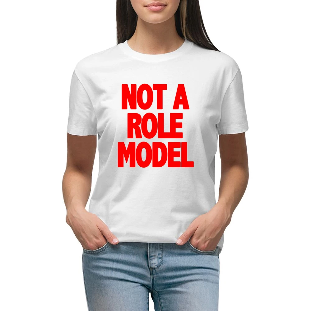 Not A Role Model Funny Beau Brooks Janoskians Popular Premium Women Ladies T-shirt