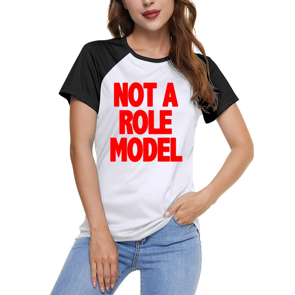 Not A Role Model Funny Beau Brooks Janoskians Popular Women Ladies Short Sleeve T-Shirt