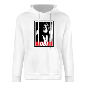 Obi Wan Kenobi Funny Star Wars Obey Parody Movie European Size Men Hoodie
