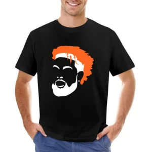 Odell Beckham Jr Obj Cleveland Football Trade Big Head Brown Asian Size Men T-Shirt