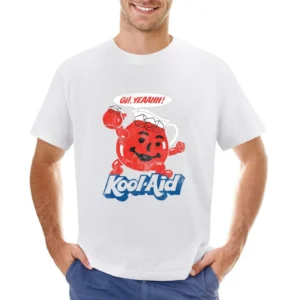 Oh Yeahhh Kool Aid Funny Juice Man Vintage Distressed Style Graphic T Asian Size Men T-Shirt