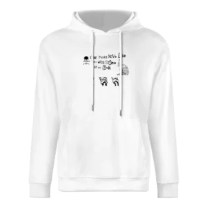 Old punk never die they just stand at the back European Size Men Hoodie