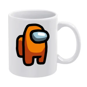 Orange Suspect Fun Video Game Fan White Mug