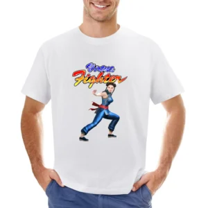 Pai Chan Virtua Fighter Arcade Fighting Retro Video Game Character Fan Asian Size Men T-Shirt