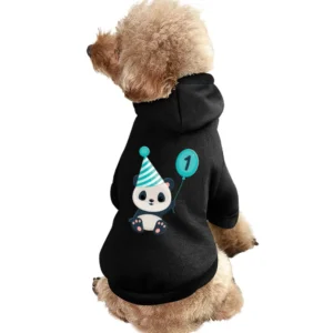 Panda Baby First Birthday Shirt Pet Apparel Clothes