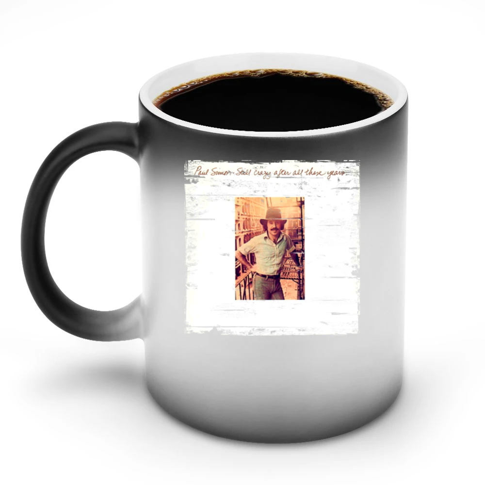 Paul Simon Still Crazy After All These Years Album Cover Distressed Im Discoloration Mug