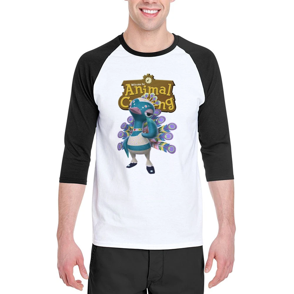Pave From Animal Crossing Nintendo Video Game Fan Men 3/4 Sleeve T-Shirt