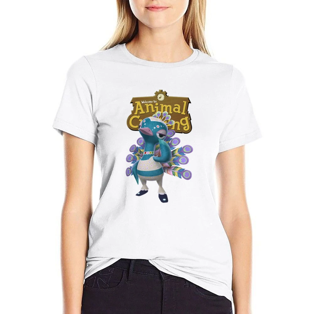 Pave From Animal Crossing Nintendo Video Game Fan US Size Women Ladies T-shirt