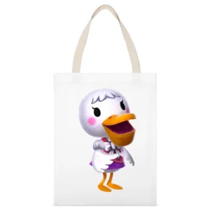 Pelly From Animal Crossing Nintendo Character Video Game White Canvas Tote Shopping Bag
