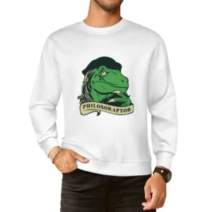 Philosoraptor - raptor philosoper European Size Pullover Sweater