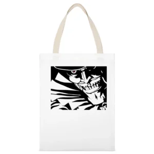 Pierot le fou White Canvas Tote Shopping Bag
