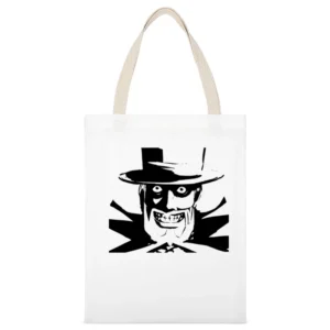 Pierot le fou White Canvas Tote Shopping Bag