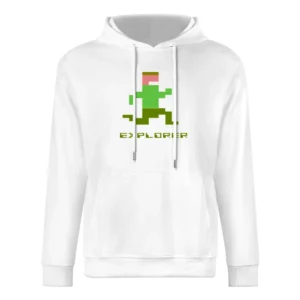 Pitfall Explorer Video Game Retro 80s European Size Men Hoodie