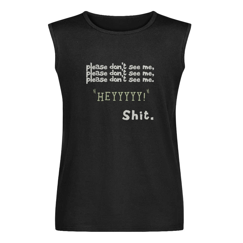 Please don't see mee hey dear diary funny Men Sleeveless T-Shirt