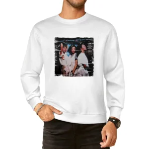 Pointer Sisters Break Out Album Cover Distressed Image European Size Pullover Sweater