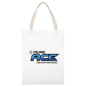 Polaris Ace Tshirt White Canvas Tote Shopping Bag