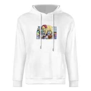 Pooh vs Hobbes European Size Men Hoodie