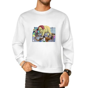 Pooh vs Hobbes European Size Pullover Sweater