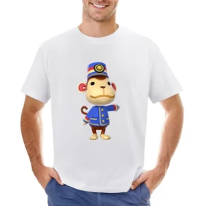 Porter From Animal Crossing Nintendo Character Video Game Asian Size Men T-Shirt