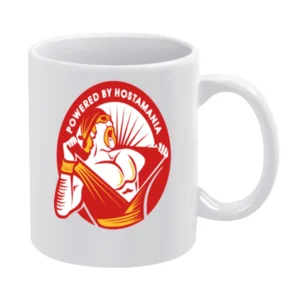 Powered By Hulkamania Tshirt White Mug