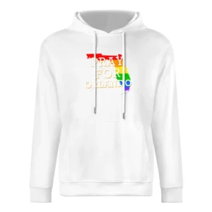 Pray For Orlando Florida Support LGBT Love Graphic European Size Men Hoodie