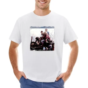 Prefab Sprout Steve McQueenTwo Wheels Good Album Cover Distressed Imag Asian Size Men T-Shirt