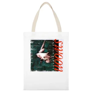 Prefab Sprout Swoon Album Cover Distressed Image White Canvas Tote Shopping Bag